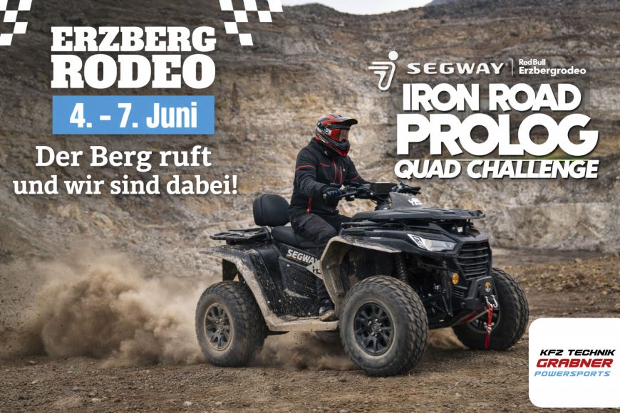 Erzbergrodeo 2026: KFZ-Technik Grabner bringt Segway und die Quad-Klasse auf den Berg